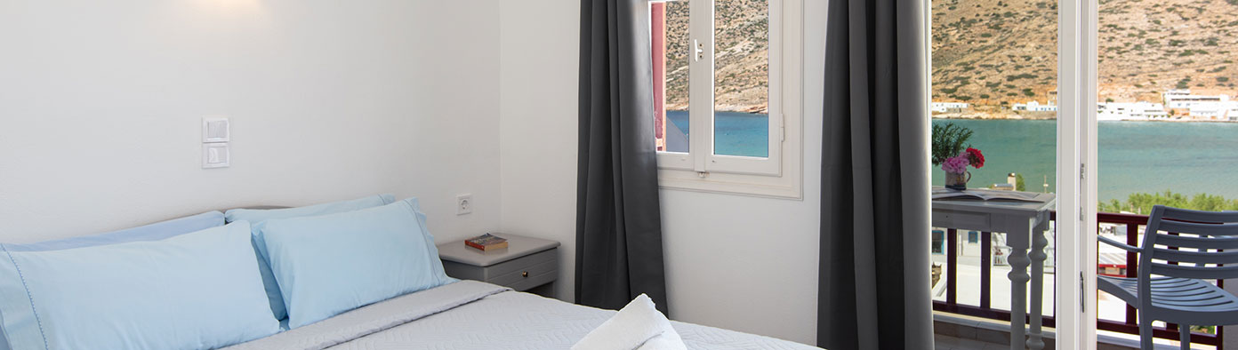 Economy double rooms at Simeon accommodation in Sifnos